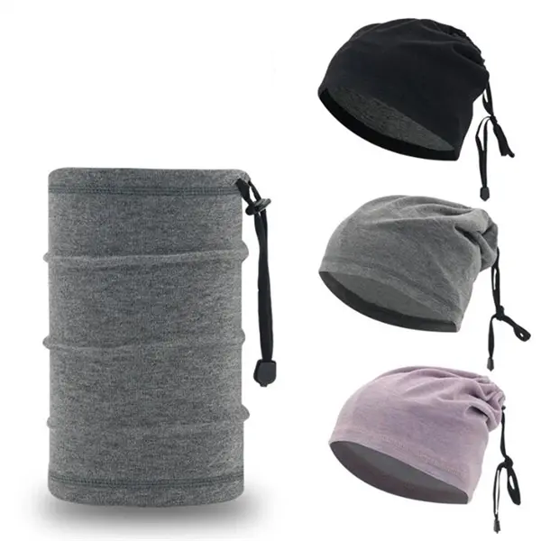 2 in 1 Adjustable Face Cover Neck Gaiter Bandana and Hat