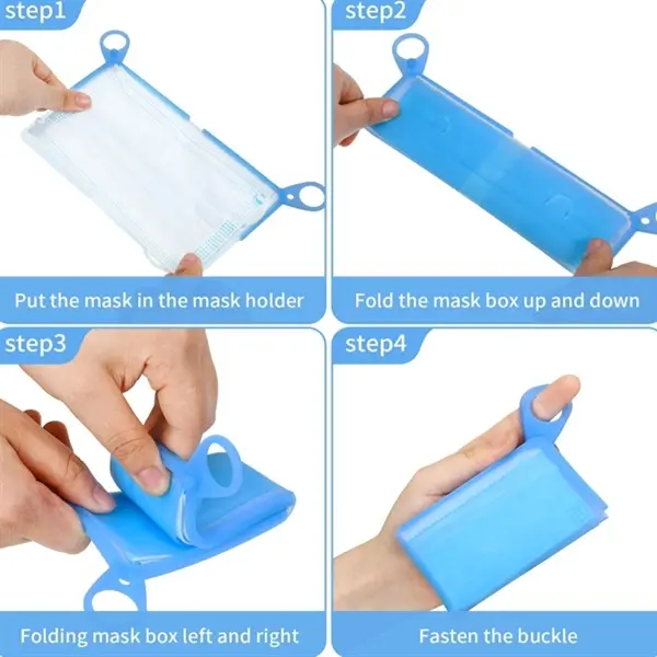 Foldable Silicone Storage Clip for Mask