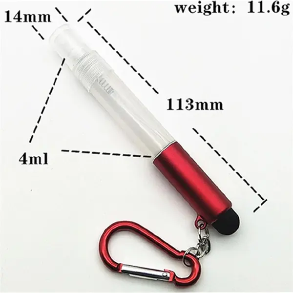 3 in 1 Spray Pen Hand Sanitizer Bottle touch screen