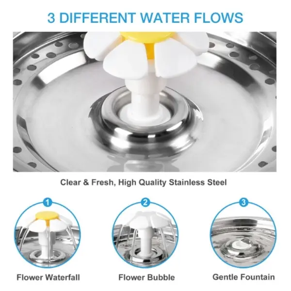 Pet Water Fountain For Cat Dog Drinking Water Dispenser Auto