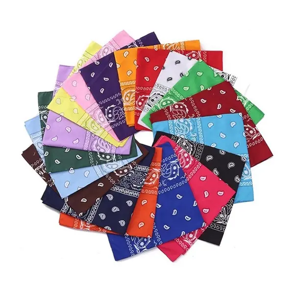 headwear square paisley Bandana