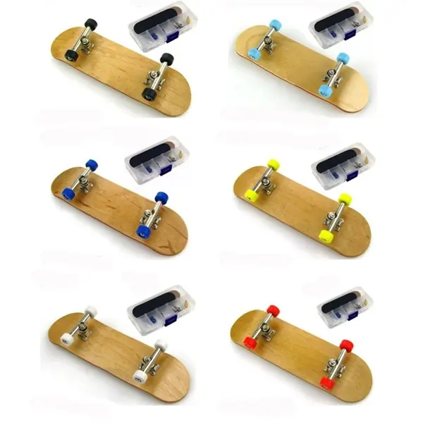 Custom Wooden Tech Deck Fingerboard with Logo