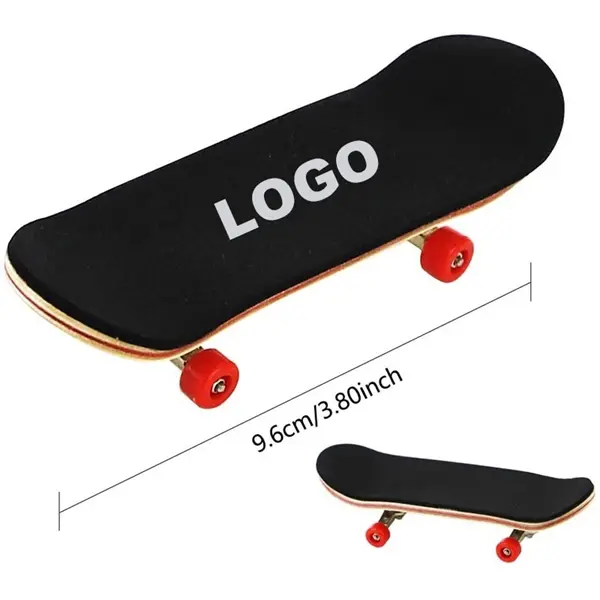 Custom Wooden Tech Deck Fingerboard with Logo