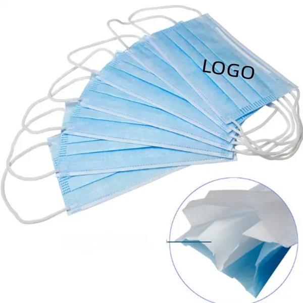 Disposable 3 Ply Face Mask Antibacterial Masks