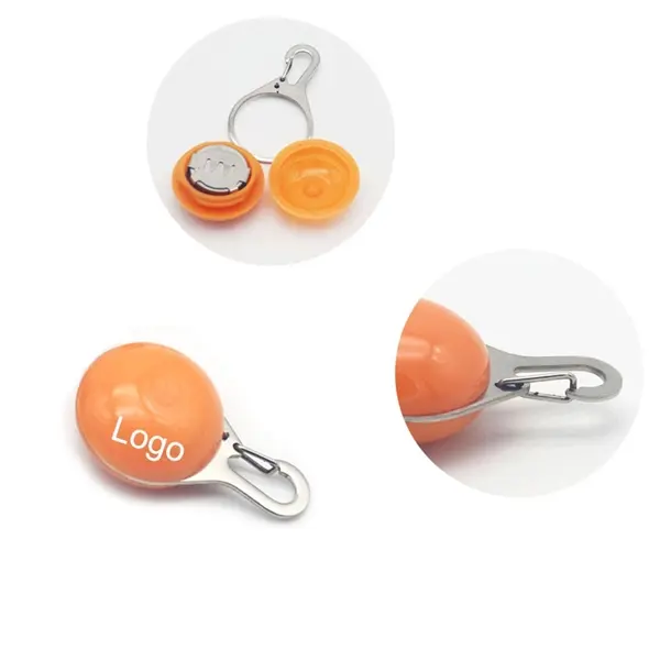 Plastic LED lights dog collar pets tags