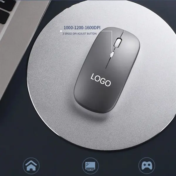 USB Rechargeable Silent Computer Ultra Thin Mouse
