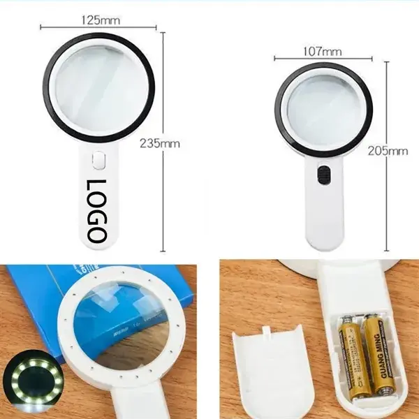 Hand held LED Illuminated Loupe 40X