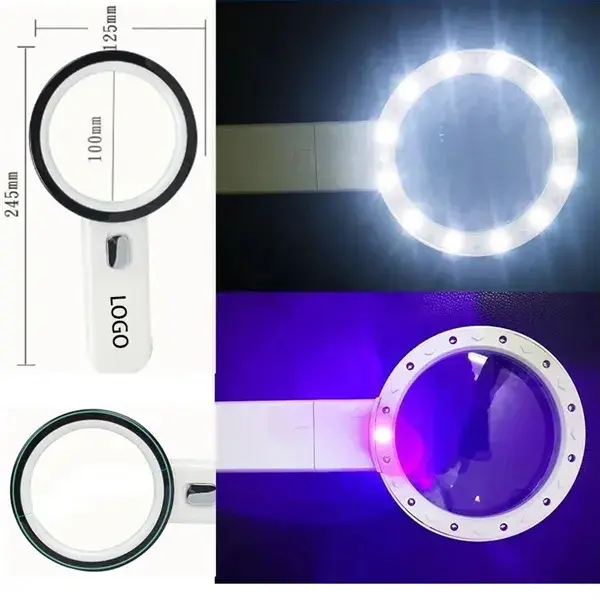 Hand held LED Illuminated Loupe 40X