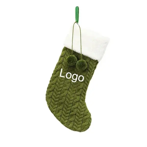 15.7 In xmas decorations knit christmas stockings