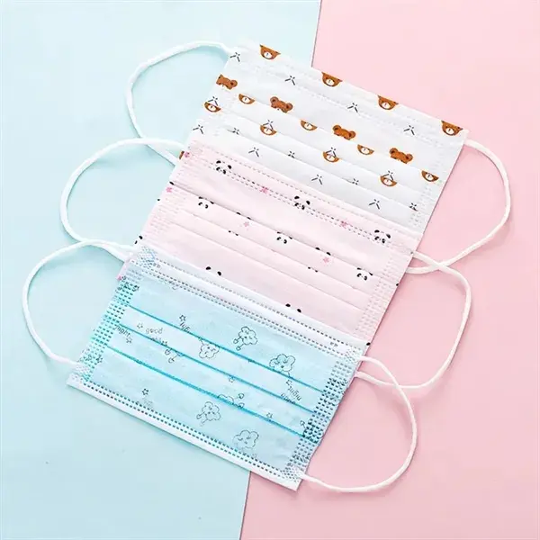 Cartoon kids disposable 3 Ply breathable face mask