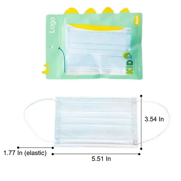 Cartoon kids disposable 3 Ply breathable face mask