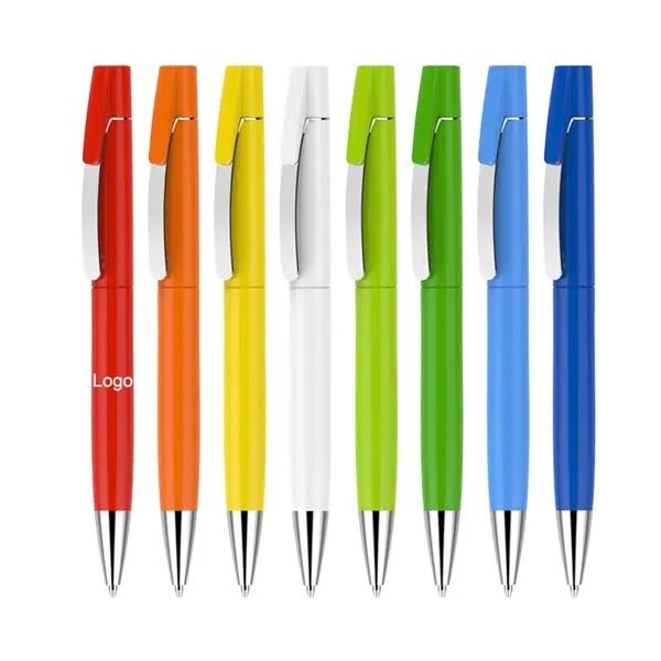 5.5'' Twist-action plastic ballpoint pen