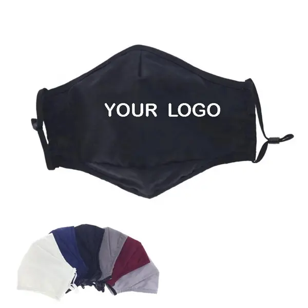 Reusable Fabric Mask Custom Logo Print customize logo face