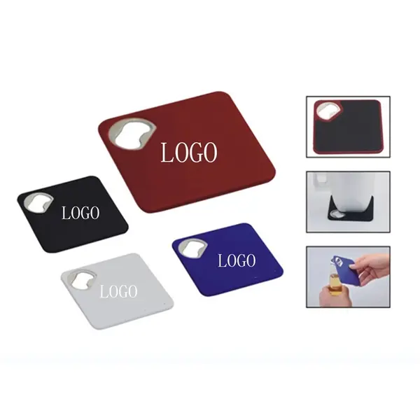 Coaster With Bottle Opener