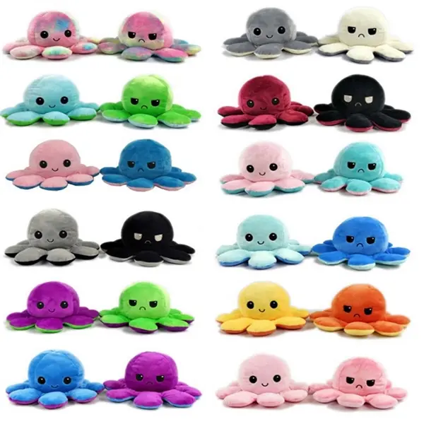 Double-Sided Flip Octopus Plush
