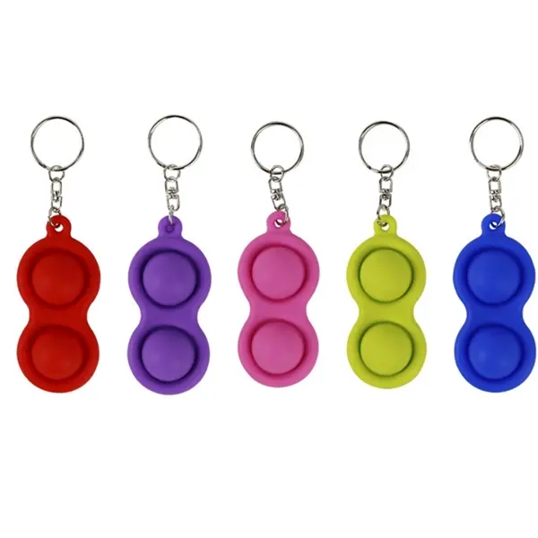 Fidget simple dimple toy stress reliever Key chain