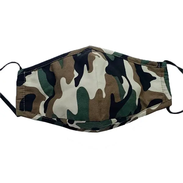 3 Layer Camo Cotton Face Mask