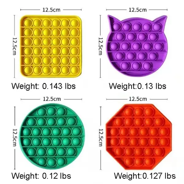 Silicone Push Pop Bubble Fidget Toy