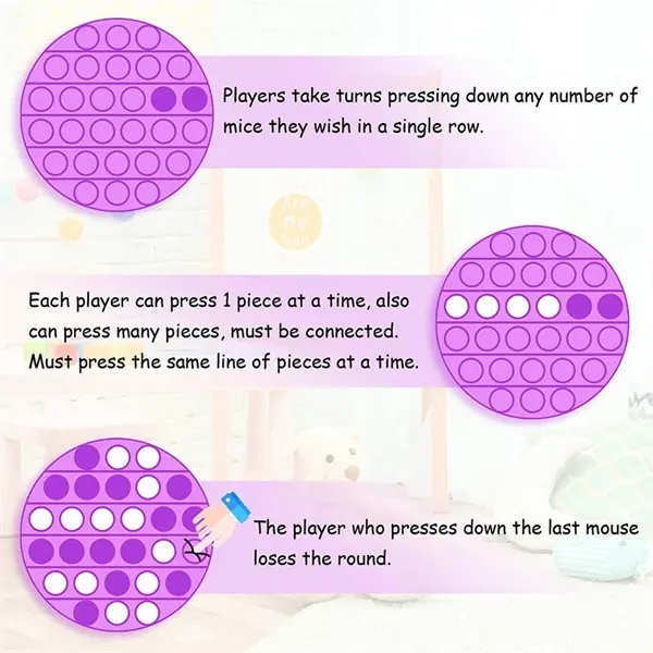 Silicone Push Pop Bubble Fidget Toy