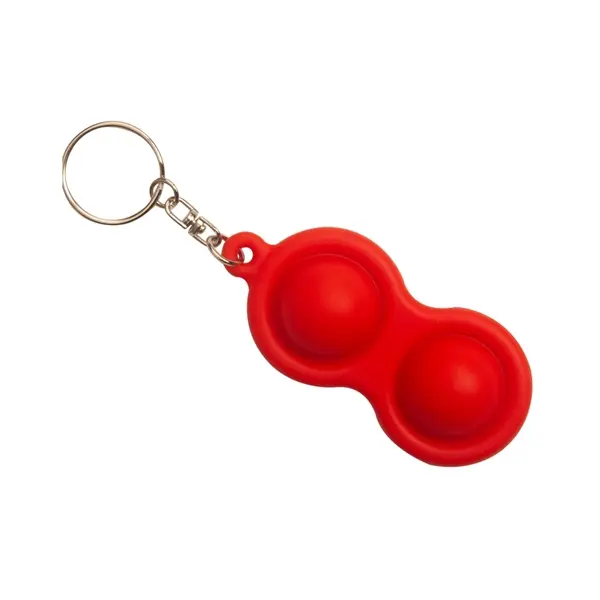 Dimple Gourd Shape Key Chain Push Pop Fidget Toy