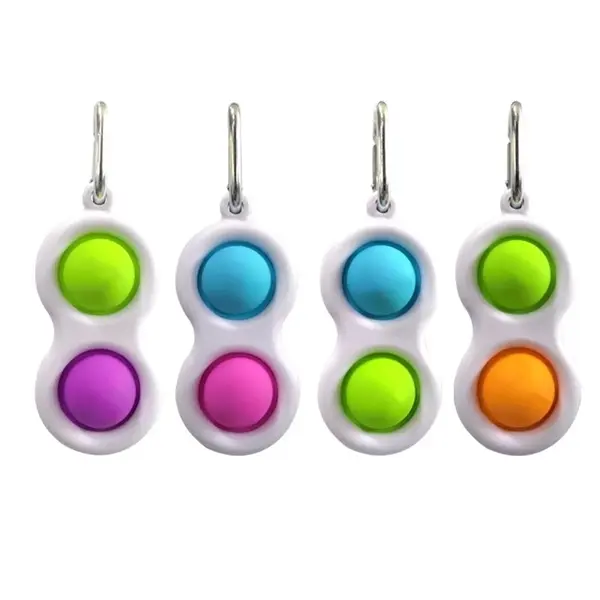Keychain Fidget Simple Bubble Dimple Toy