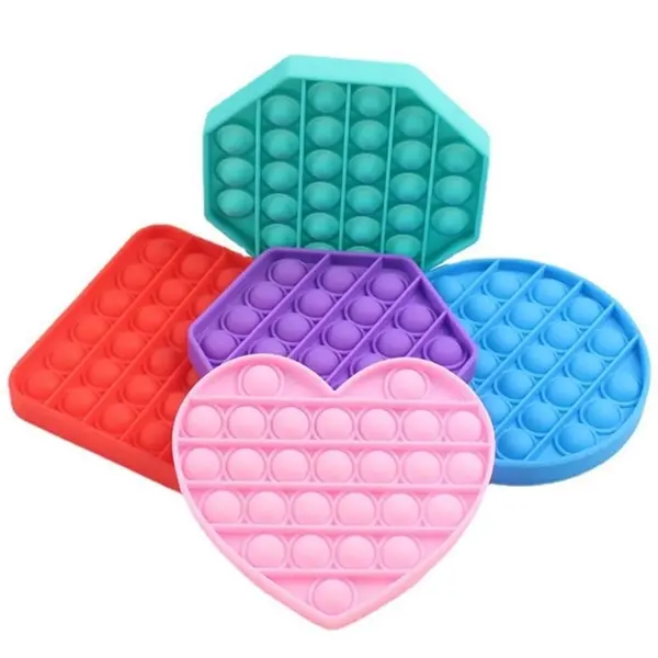 Silicone Push Pop It Bubble Sensory Fidget Toy
