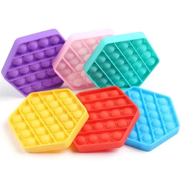Silicone Push Pop It Bubble Sensory Fidget Toy