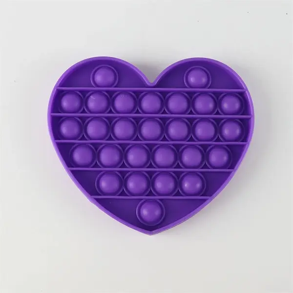 Heart shape Push Pop Bubble Fidget Sensory Toy