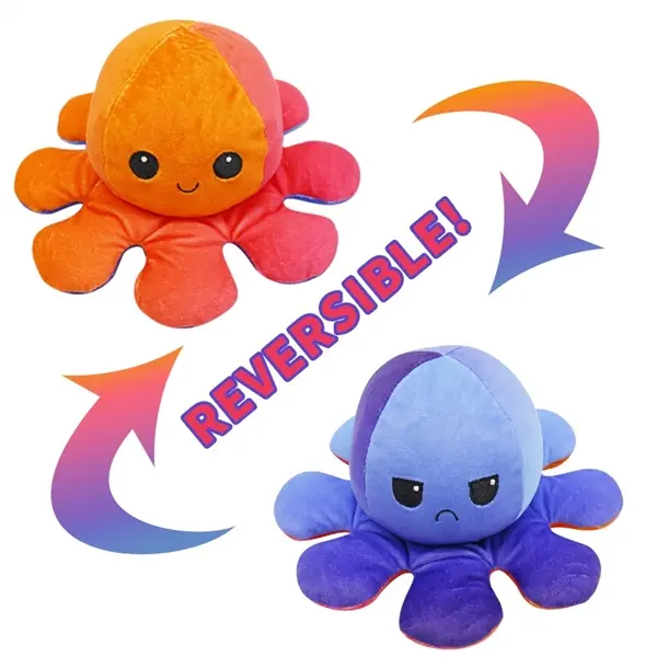 Flip Reversible Octopus Plush Toy