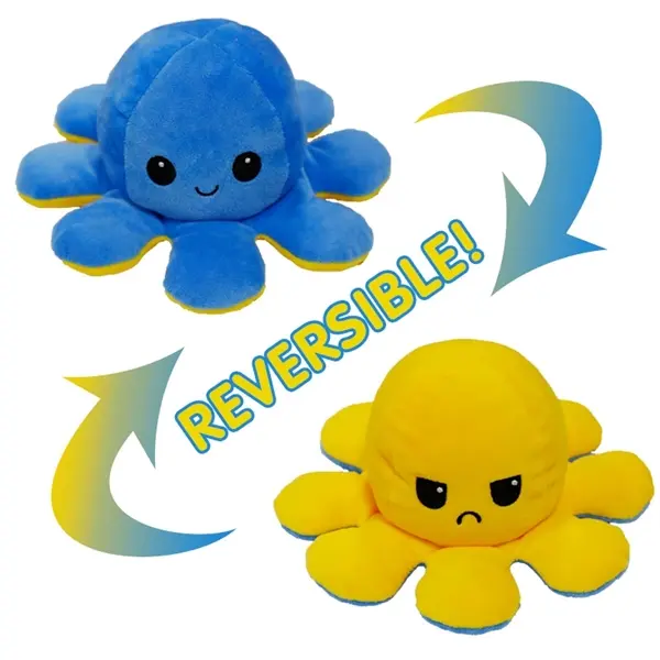 Flip Reversible Octopus Plush Toy