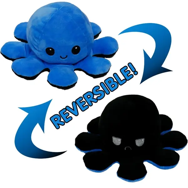 Flip Reversible Octopus Plush Toy