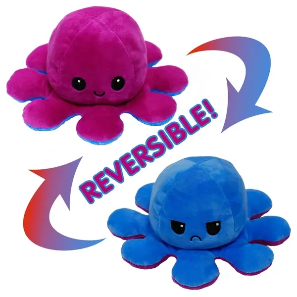 Flip Reversible Octopus Plush Toy