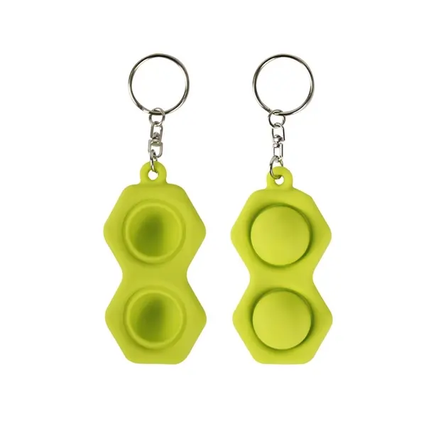 Fidget simple dimple toy stress relief key ring