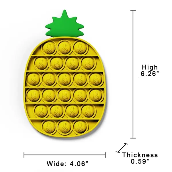 Pineapple Shape Push Pop Buddle Fidget Toy