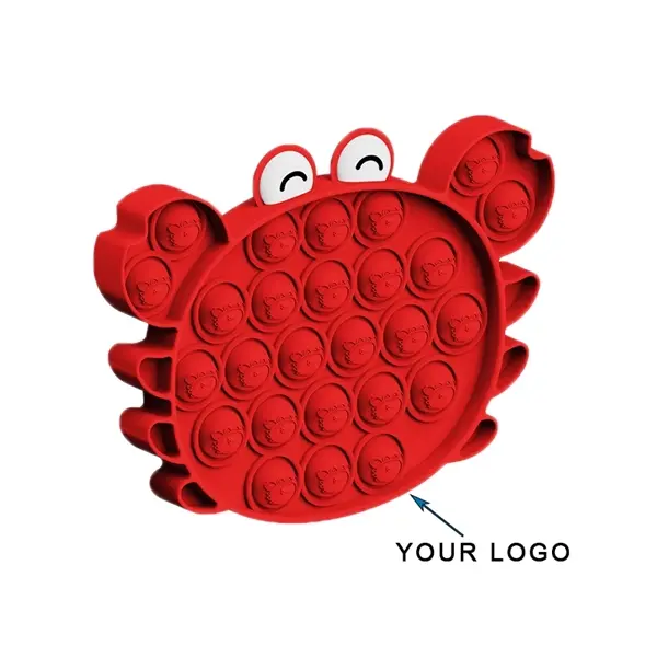 Crab Shape Push Pop Buddle Fidget Toy