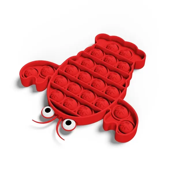 Shrimp Shape Push Pop Buddle Fidget Toy