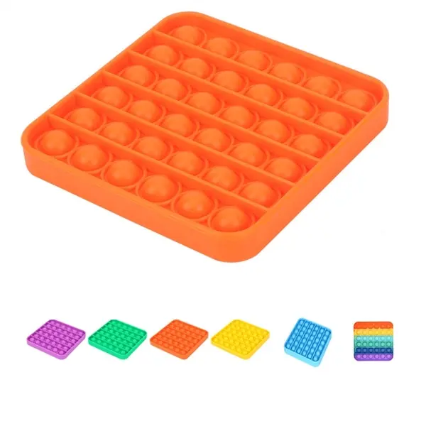 Silicone Square Push Pop Bubble Fidget Sensory Toy