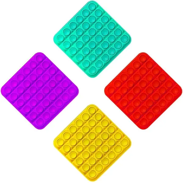 Silicone Square Push Pop Bubble Fidget Sensory Toy