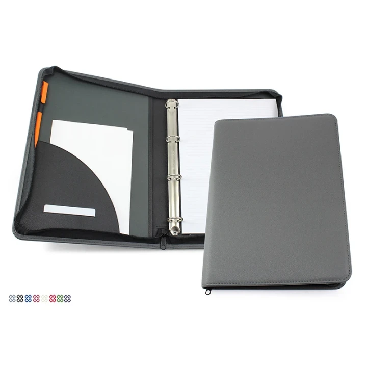 Como Recycled a4 Zipped Ring Binder