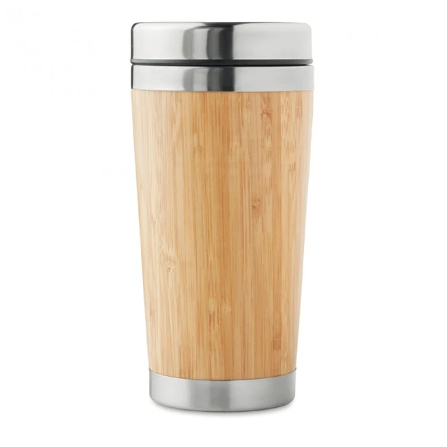 Double Wall bamboo Flask 430ml