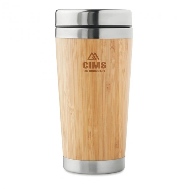 Double Wall bamboo Flask 430ml