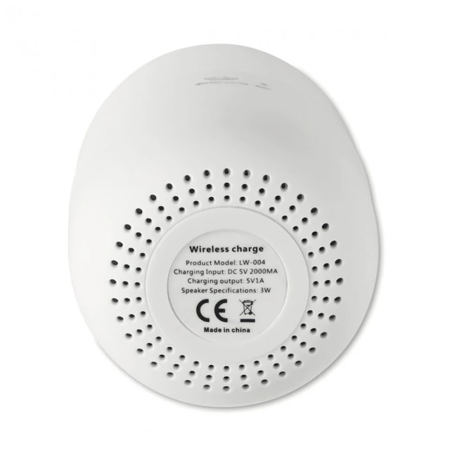 Speaker with wireless charger