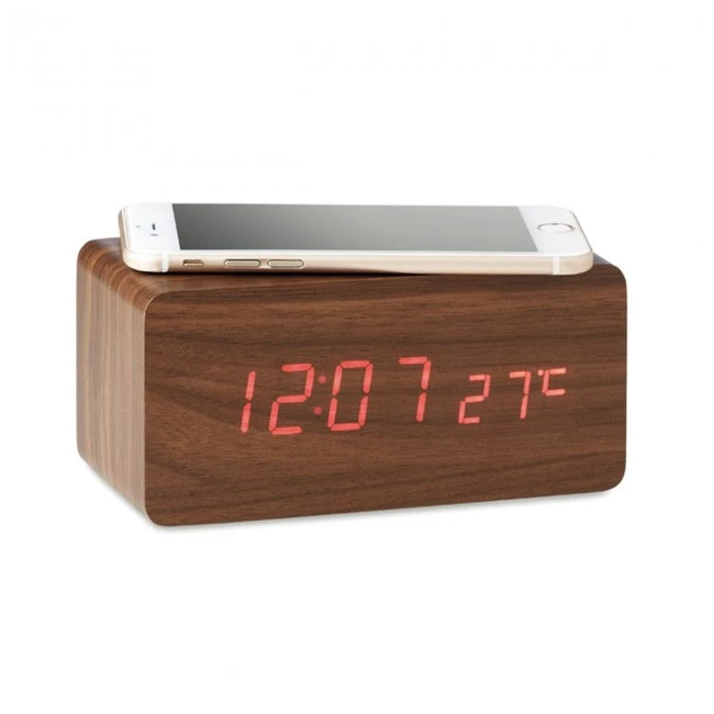LED Clock/5W Wireless Charger