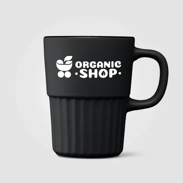 Majesty Ceramic Matte Finish Fluted Mug - 445 ml