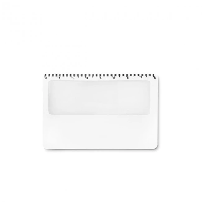 Credit card magnifier