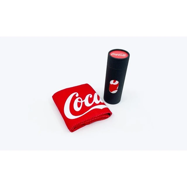 Dormi Tri Fold Microfibre Printed Golf Towel presented in printed black card tube 