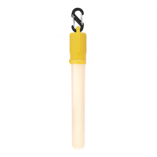 Glow stick with black buckle