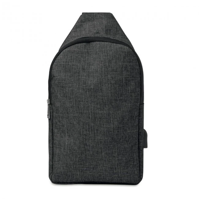 600D 2 tone polyester chest b