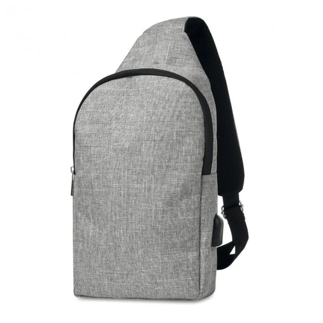 600D 2 tone polyester chest b