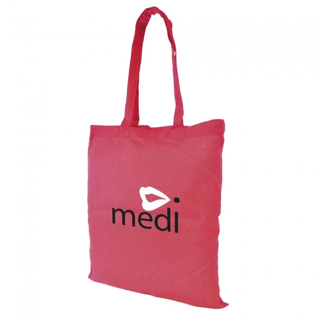 Budget Coloured Cotton Shopper Bag